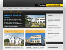 Tablet Screenshot of fischerhausbau.de